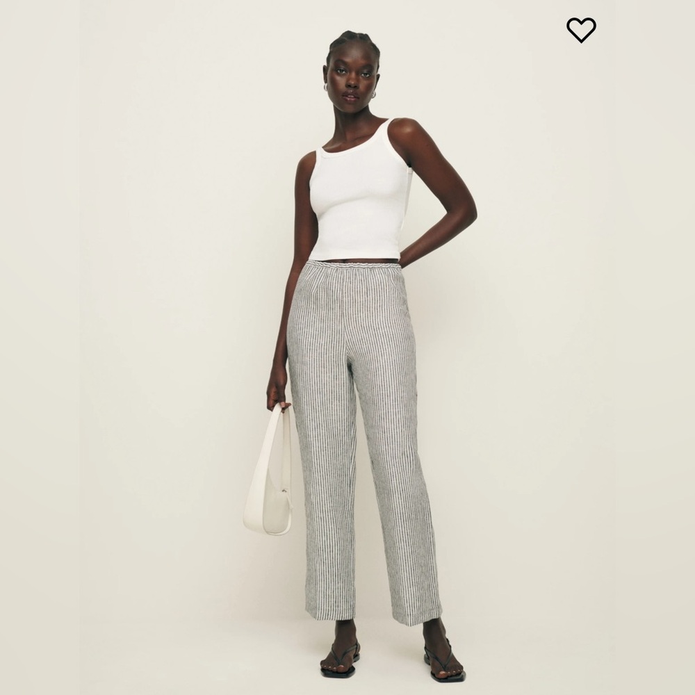 Remi Cropped Linen Pant